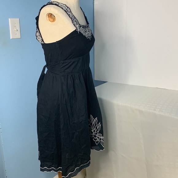 Free People Black Embroidered Dress - Picture 4 of 9